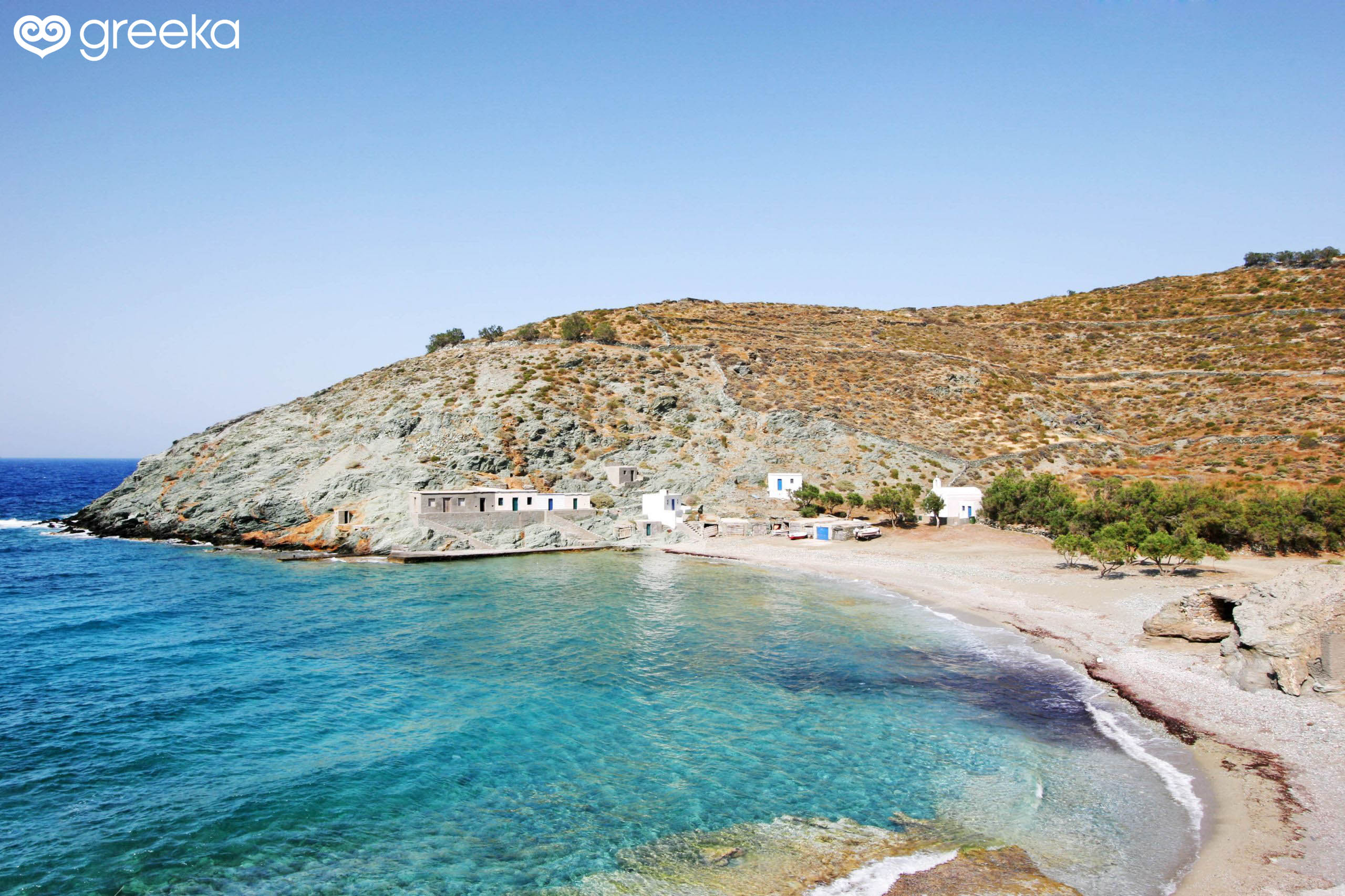 Folegandros Agios Georgios Beach Photos Map Greeka