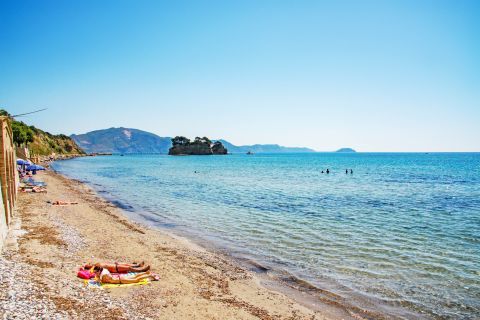 Agios Sostis: A tranquil spot on Laganas beach.