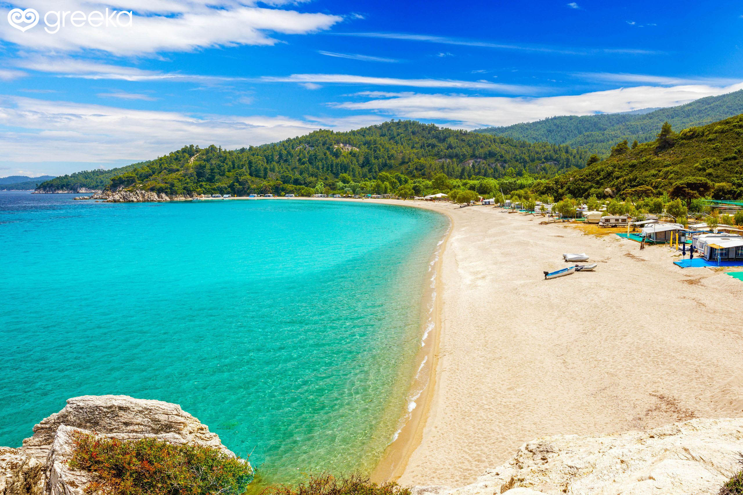 Halkidiki Armenistis beach: Photos, Map | Greeka