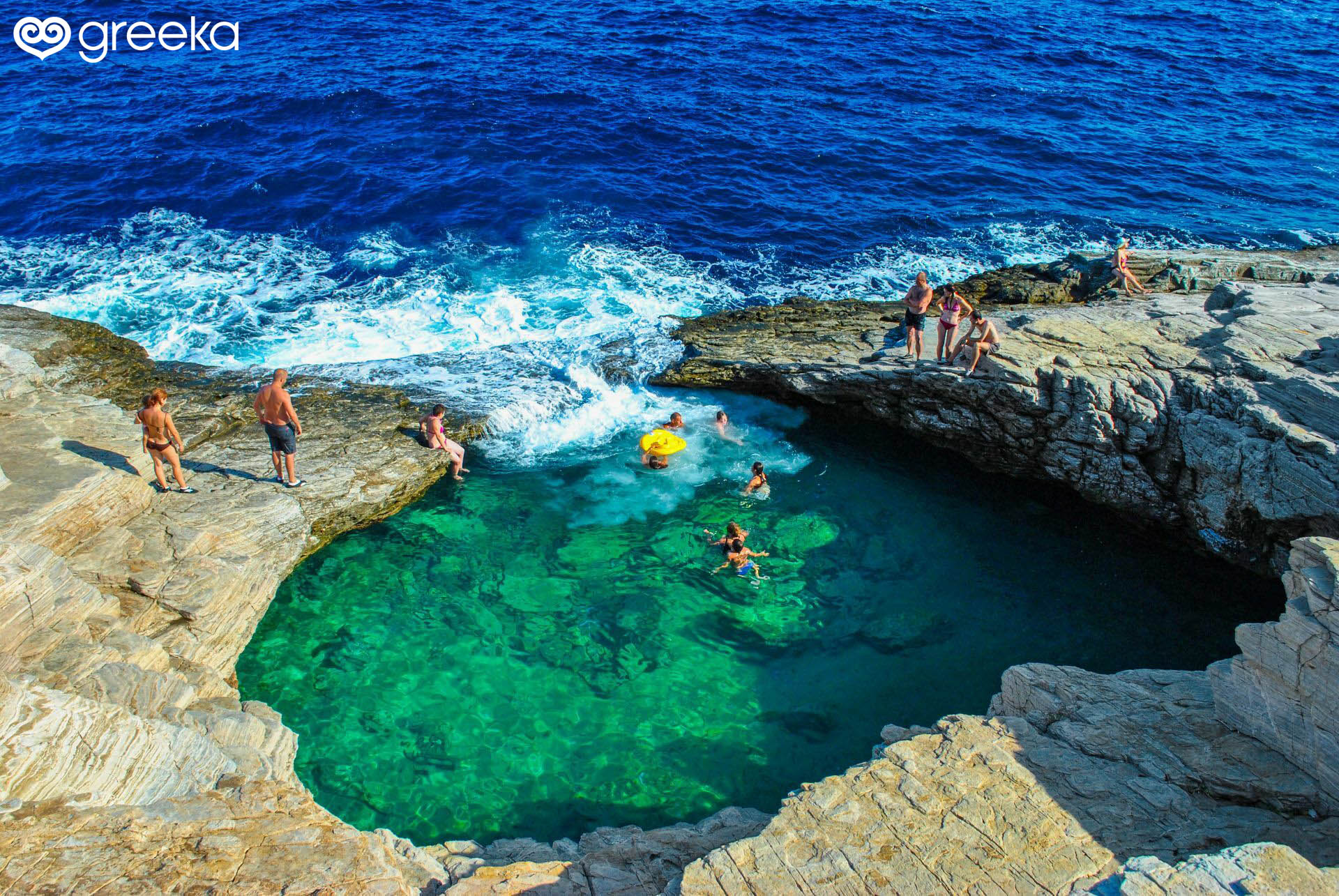 Thassos Giola lagoon: Map | Greeka