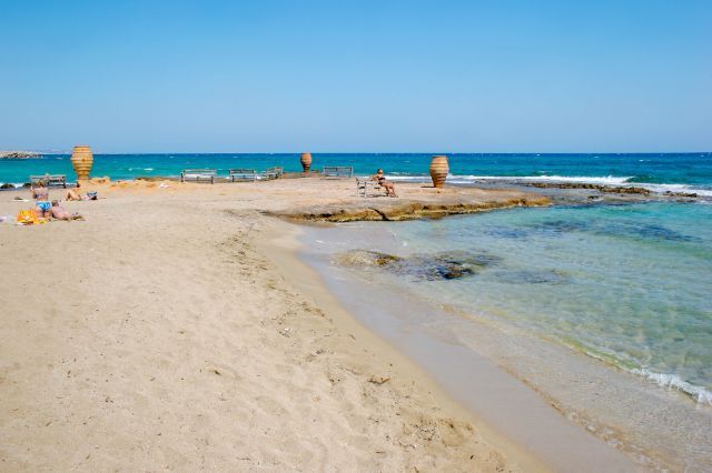 Heraklion Malia Beach Photos Map Greeka 9407