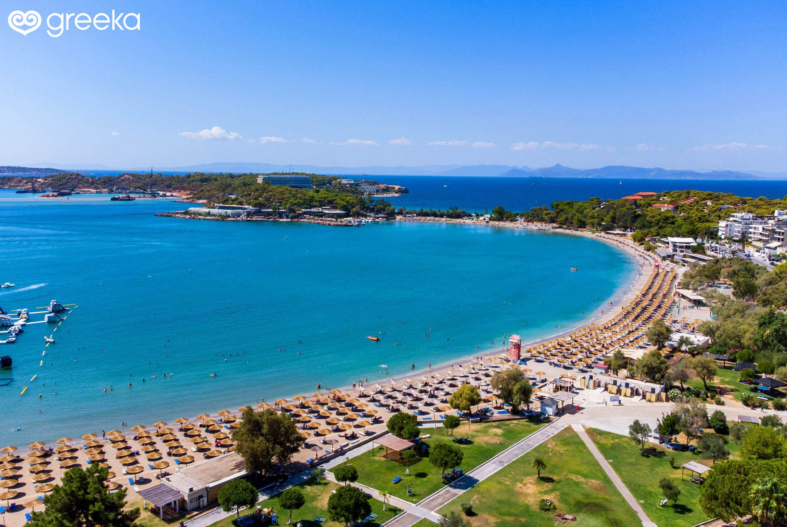 Athens Vouliagmeni Beach Photos Map Greeka