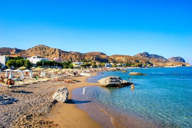 Rhodes Stegna beach: Photos, Map | Greeka